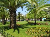 Park in Dicastilio Square in Chania