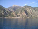View from Boat near Agia Roumeli going to  Chora Sfakion